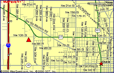 Map of Ocala